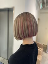 アヴァンスアンス 広島袋町店(AVANCE.ens)&nbsp;アンブレイアカラー　ピンクandベージュ