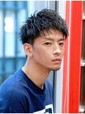グロッシーハーフアップショート