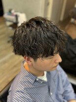 ヘア スパ リゾート リアン(hair spa resort Lien)&nbsp;＊刈り上げマッシュ×波打ち、波巻きMIXパーマ＊
