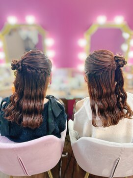 スパークル(SPARKLE-) ハーフアップ