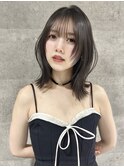 前髪顔まわりボブレイヤーボブ顔まわり縮毛矯正haruhi