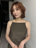 ロンドプロフィール 浦和(Lond profil)&nbsp;顔まわりレイヤー外ハネ韓国風ヘア髪質改善浦和ボブ