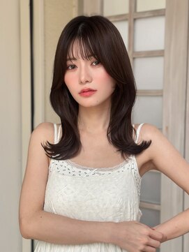 オムニス 表参道(Omnis) 美髪レイヤーカット/顔まわりレイヤー/くびれミディアムレイヤー