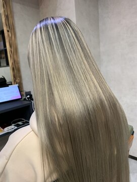 グランルッソ 岡山駅前(GRAN LUSSO) バレイヤージュ/ブロンズ/