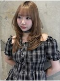 レイヤーカット/ハッシュカット/韓国ヘア/ブリーチ