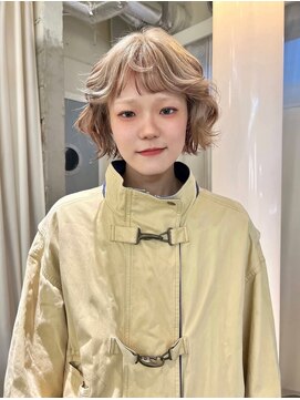 ハコ プラス(HACO+) 【Haco+】Rena_ウェーブ_ダブルカラー