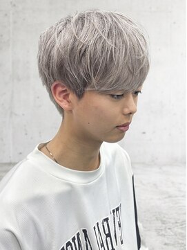 アジールヘア 東上野店(agir hair) ブリーチあり◎上野グレージュ刈り上げマッシュ×束感ショート