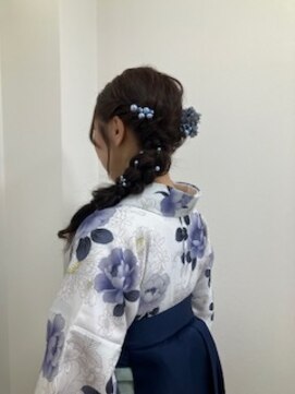 ランヂィコーン(Longicorn) 卒業式のヘアセット