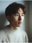 フェザーショート/刈り上げショート/ニュアンスデザイン/メンズ
