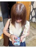ダコタリッカ(dakota Rikka)&nbsp;透明感たっぷり♪ブリーチで叶えるベージュカラー