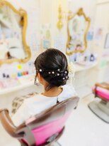 美容室 ティンカーベル&nbsp;シニヨンヘア