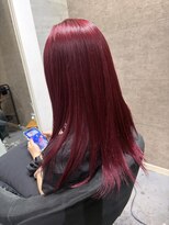 シアー(SHEER.) 高発色チェリーレッド×艶髪ロング