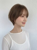 カバーヘア 上尾西口店(COVER HAIR) ふんわりくびれショート/顔周りレイヤー/オリーブベージュp上尾