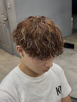 オーバルバイアピッシュ(OVARL by apish)&nbsp;脱縮毛矯正パーマ縮毛矯正パーマシャドウパーマサーフカール