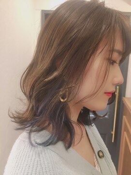 ロンド パルティール 大宮(Lond partir) 【神田安優奈】イヤリングカラーのインナーブルー