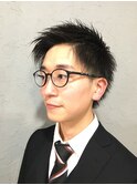 シャギースパイキーショートヘア<ヒロ銀座/メンズ/理容室/大門>