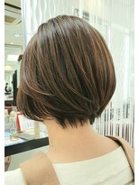 クオリス 赤塚店(QUALIS) 20代30代大人かわいい/小顔/ミニボブ/アッシュグレー/丸みくびれ