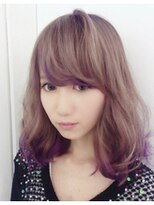 ヘアリゾート エーアイ 亀戸店(hair resort Ai) 寒色系カラーのセミロングスタイル