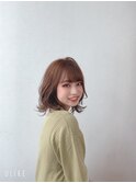 ミディアムスタイル×無造作