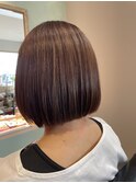 切りっぱなしボブ