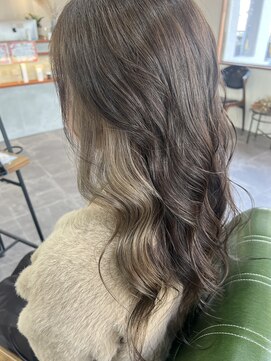 フェット(Fete) 【可愛さ爆発♪♪】ベージュインナーカラー