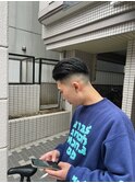 オールバックスキンフェード