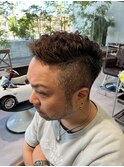 刈り上げパーマ