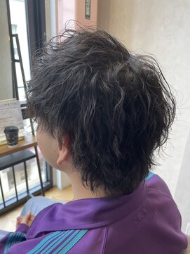 ネウィ 大分中央町店(newi) 【AKIO】@newi_akioマッシュウルフ＆ツイストスパイラルパーマ♪