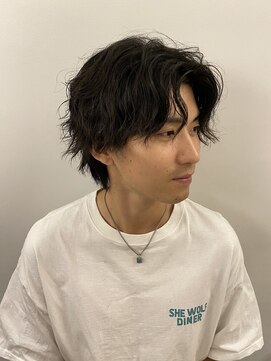 バチカ(BATICA) ウルフセンターパート ウザバング スパイラルパーマ