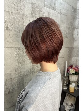 プライベートガーデンルーア(Private Garden Lua) ピンクブラウン×大人ショート 20代、30代、40代オススメ