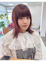 シンス(Since)&nbsp;インナーカラー/ピンクカラー/同系色デザイン/顔周りレイヤー