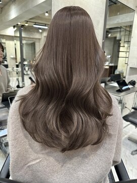 サイン 渋谷(SIGN) 艶髪レイヤーカット韓国ヘアーグレージュ髪質改善トリートメント