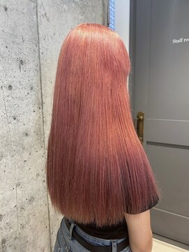 アース 高円寺店(HAIR & MAKE EARTH) ピーチピンク♪  【@mppp_32485】