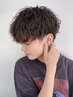 【men'sカット+カラー+パーマ】￥18000～
