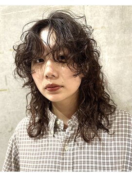 ナループロアオハナ(Nalu pu loa ohana) パーマウルフパーマレイヤーパーマウェーブパーマ