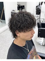 ブライト(BRIGHT)&nbsp;マッシュウルトラツイストスパイラルパーマ静岡メンズ