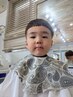 【三宅指名限定】kids カット（小学生未満）￥3500