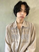 【PARK】メンズセンターパート×シャドウパーマ