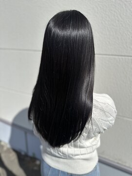 ウィールール 手稲店(WE RULE) 髪質改善ストレートロング/黒髪/暗髪/艶髪