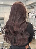 うるツヤオリーブベージュモテ髪色気エアリーカール美髪大人ヘア