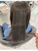 オイルストレートで艶髪誕生！乾かすだけでまとまるスタイルに！