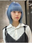 ★小顔黒髪クラゲヘアーオリーブグレーココアベージュ髪質改善★