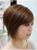 30代40代50代60代大人前下りナチュラルレイヤー　ブリーチ無し