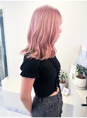 ケアブリーチ/桜ピンク/ミディアムレイヤー