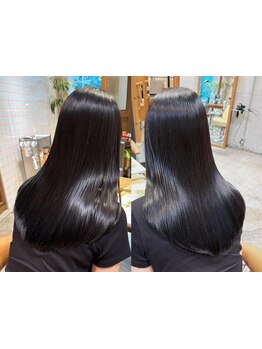 【烏丸3分】髪質に合わせてダメージレス＆自然なストレート♪酸性ストレート＆髪質改善でうる艶美髪へ導く