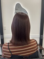 ロア 熊本(LOA)&nbsp;艶と深みの大人チェリーブラウン×顔まわりレイヤー