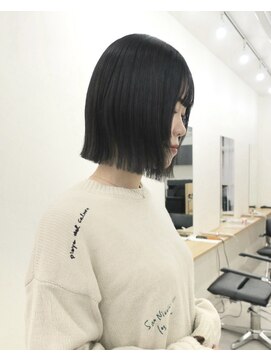 【mayu】ボブ/透明感カラー/縮毛矯正/髪質改善/四条/河原町