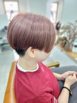 シーバイトリコ 市川(SEA by tricot)&nbsp;刈り上げハンサムショート/ピンクベージュ