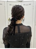 ヘアアレンジ/ヘアセット/編みおろし