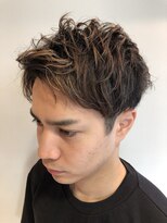 ヘアーアンドメイク アンジュ 中野店(Hair&Make ange)&nbsp;ハイライトラフスパイラル